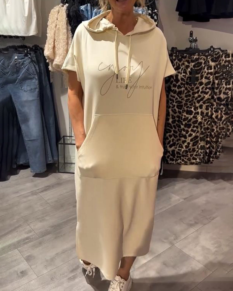 Saskia | Sukienka Bluza z Kapturem