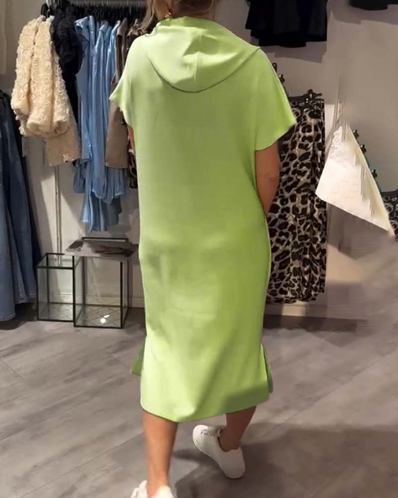 Saskia | Sukienka Bluza z Kapturem