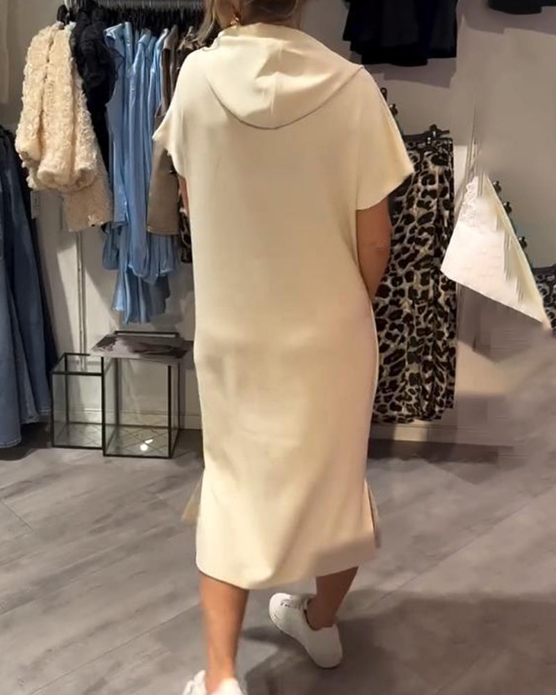 Saskia | Sukienka Bluza z Kapturem
