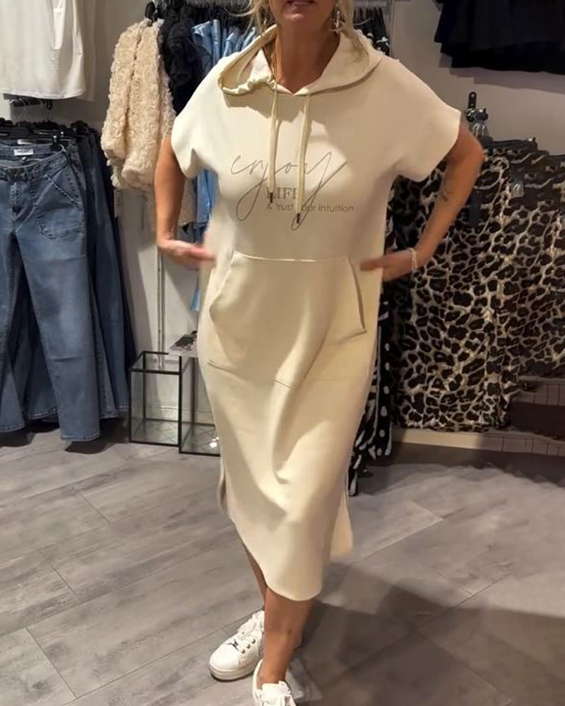 Saskia | Sukienka Bluza z Kapturem