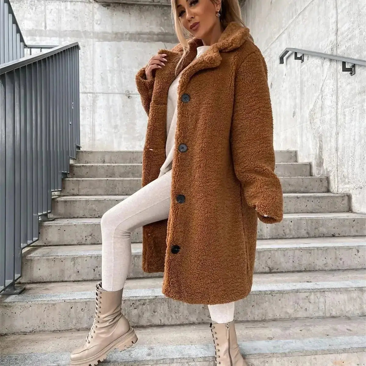 Jessica | Płaszcz teddy