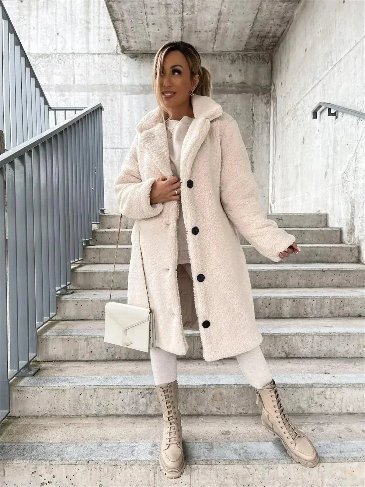 Jessica | Płaszcz teddy