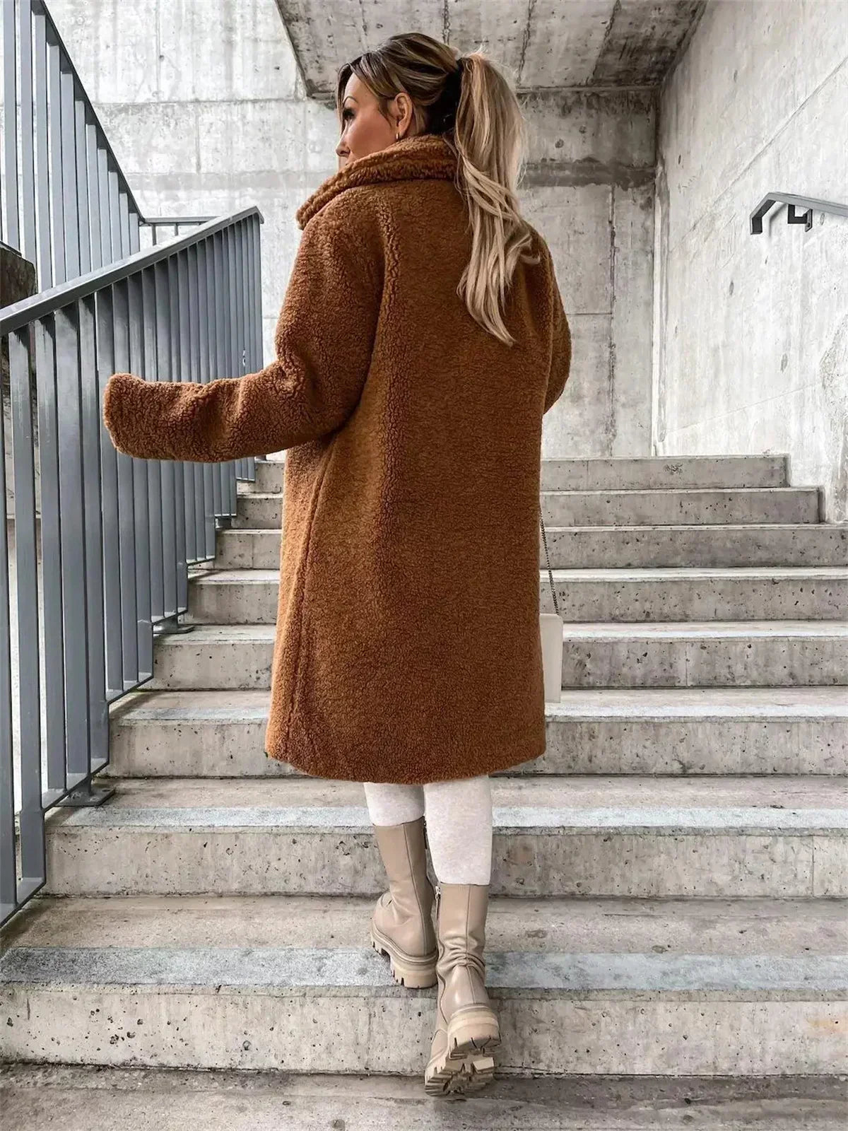 Jessica | Płaszcz teddy