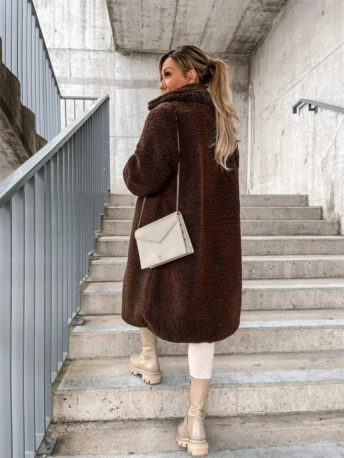 Jessica | Płaszcz teddy