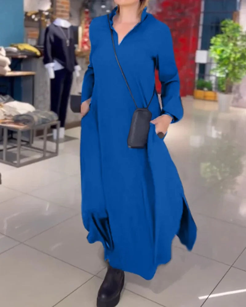 Helena | długa sukienka z rozcięciami
