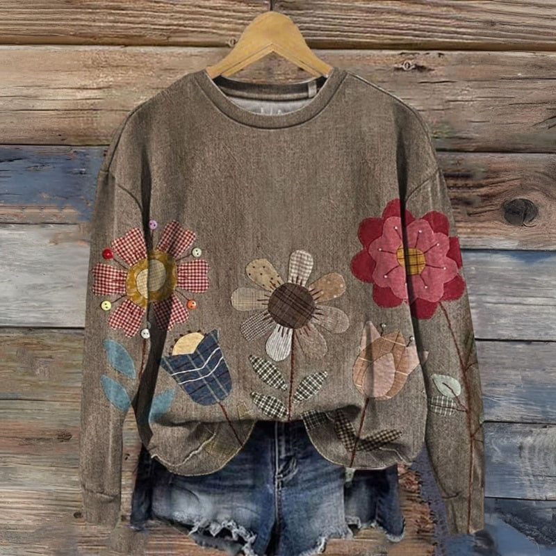 Elodie | Bluza vintage w kwiaty