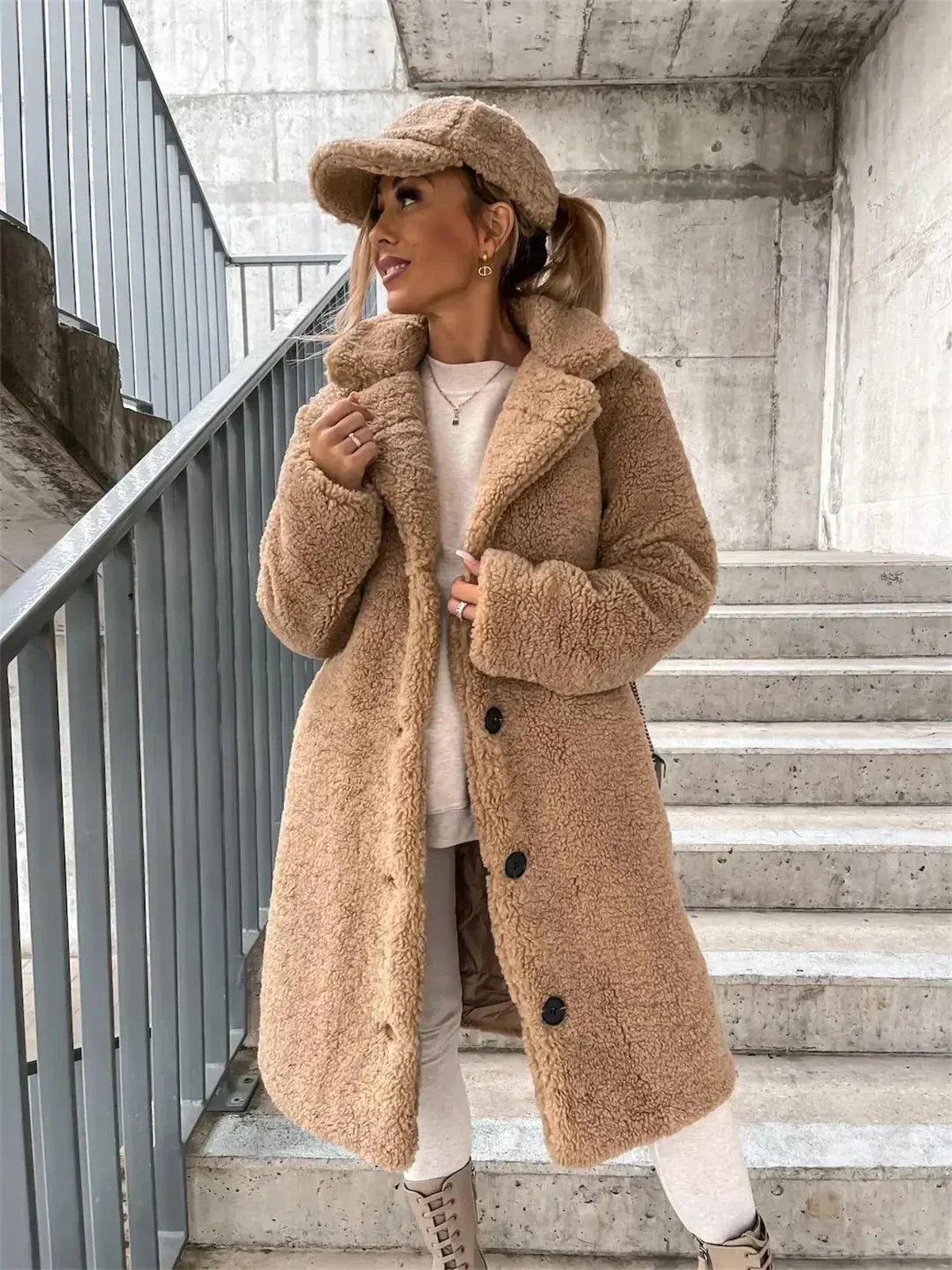 Jessica | Płaszcz teddy